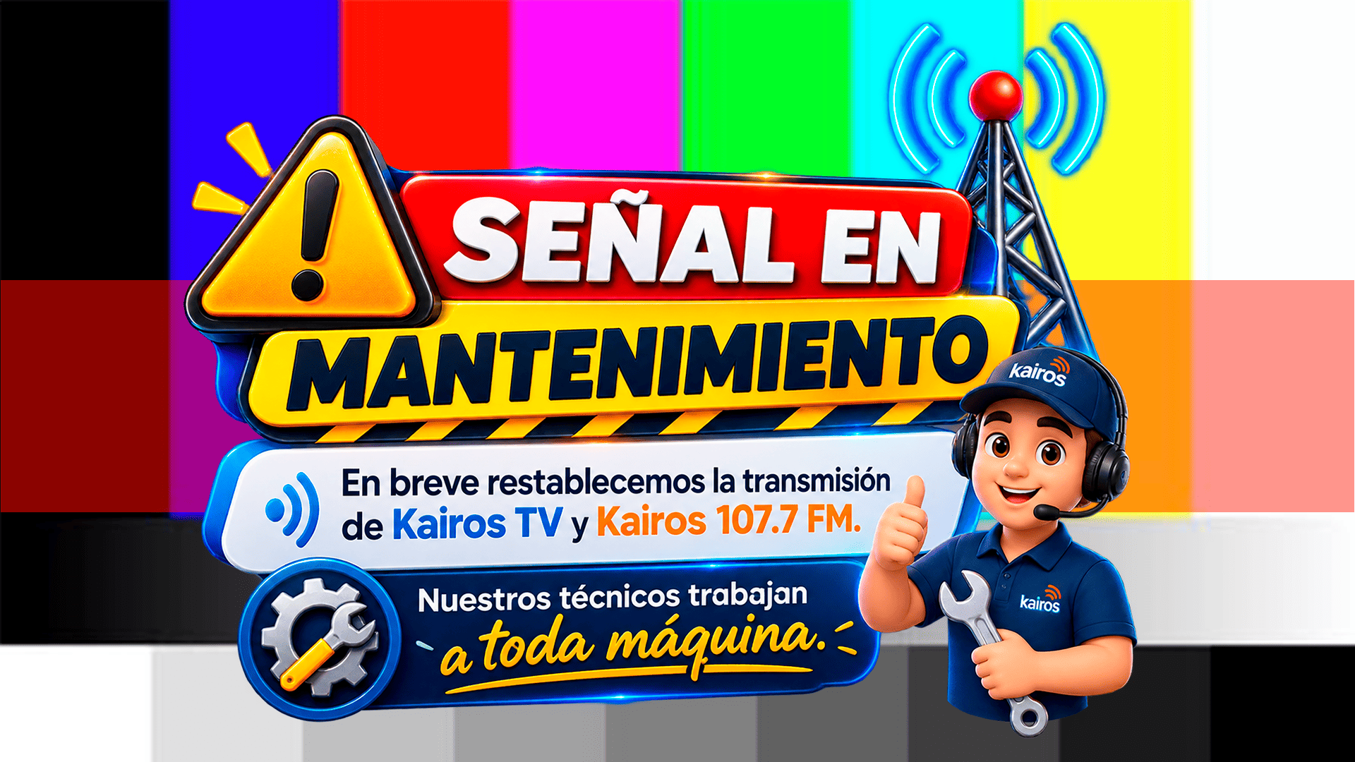 Kairos TV - Señal en mantenimiento